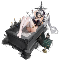 "Beauty in the Graveyard" full damaged artwork